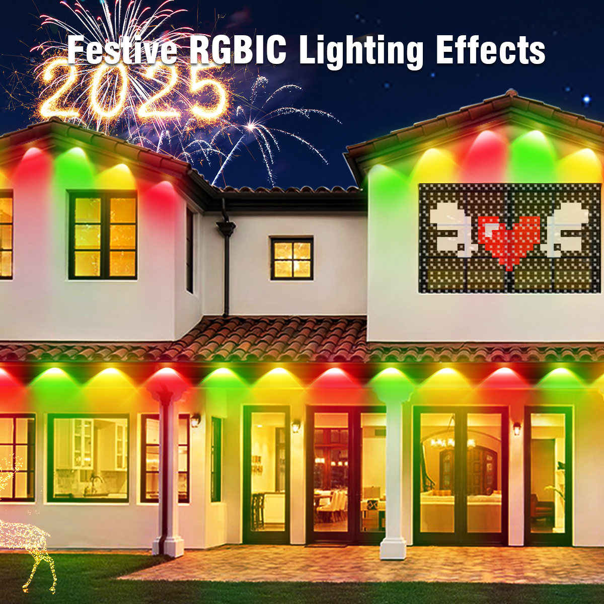 HCP044 蓝牙RGB屋檐灯